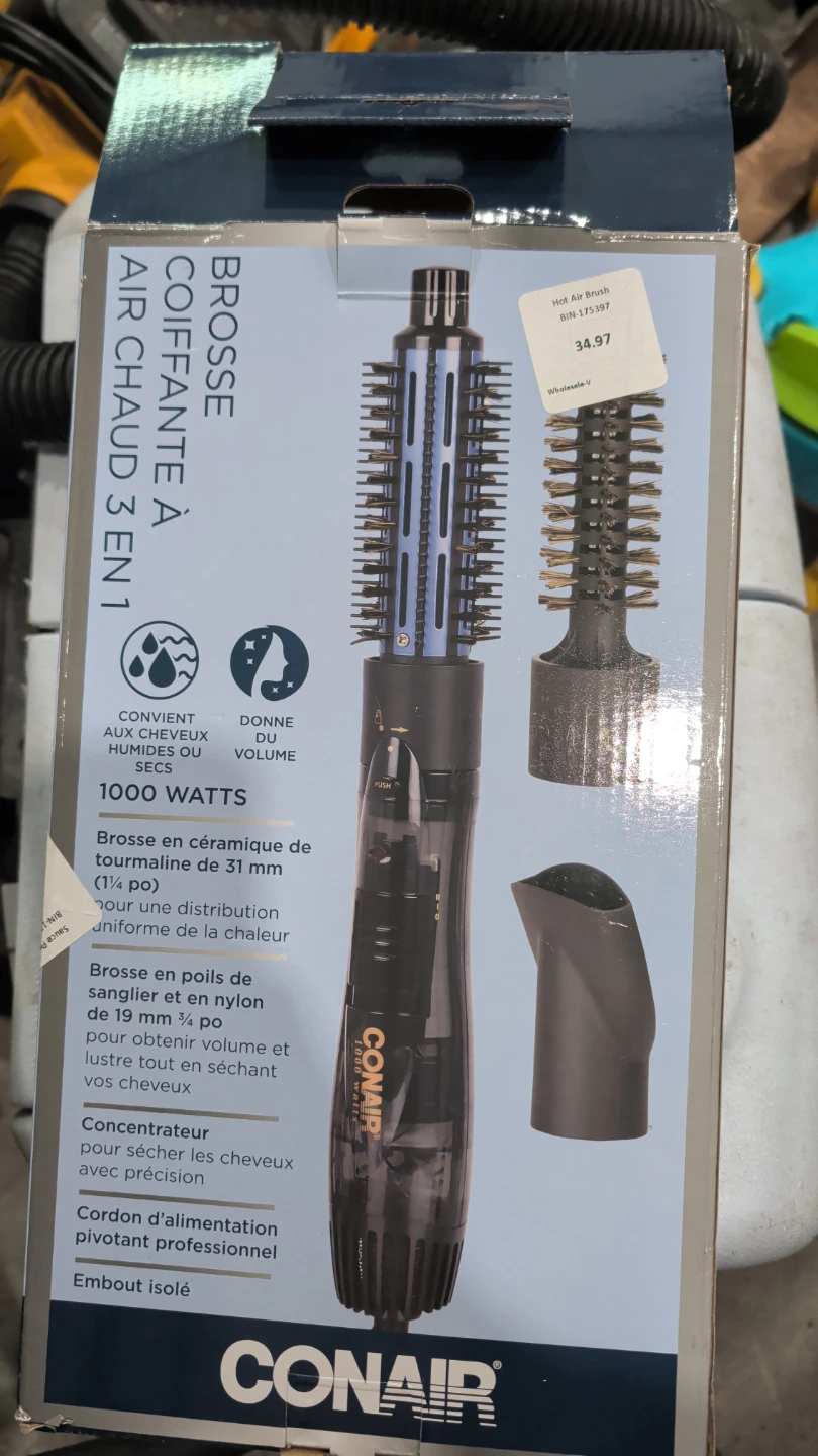 Conair 3-in-1 Hot Air Brush Multi-Attachment
