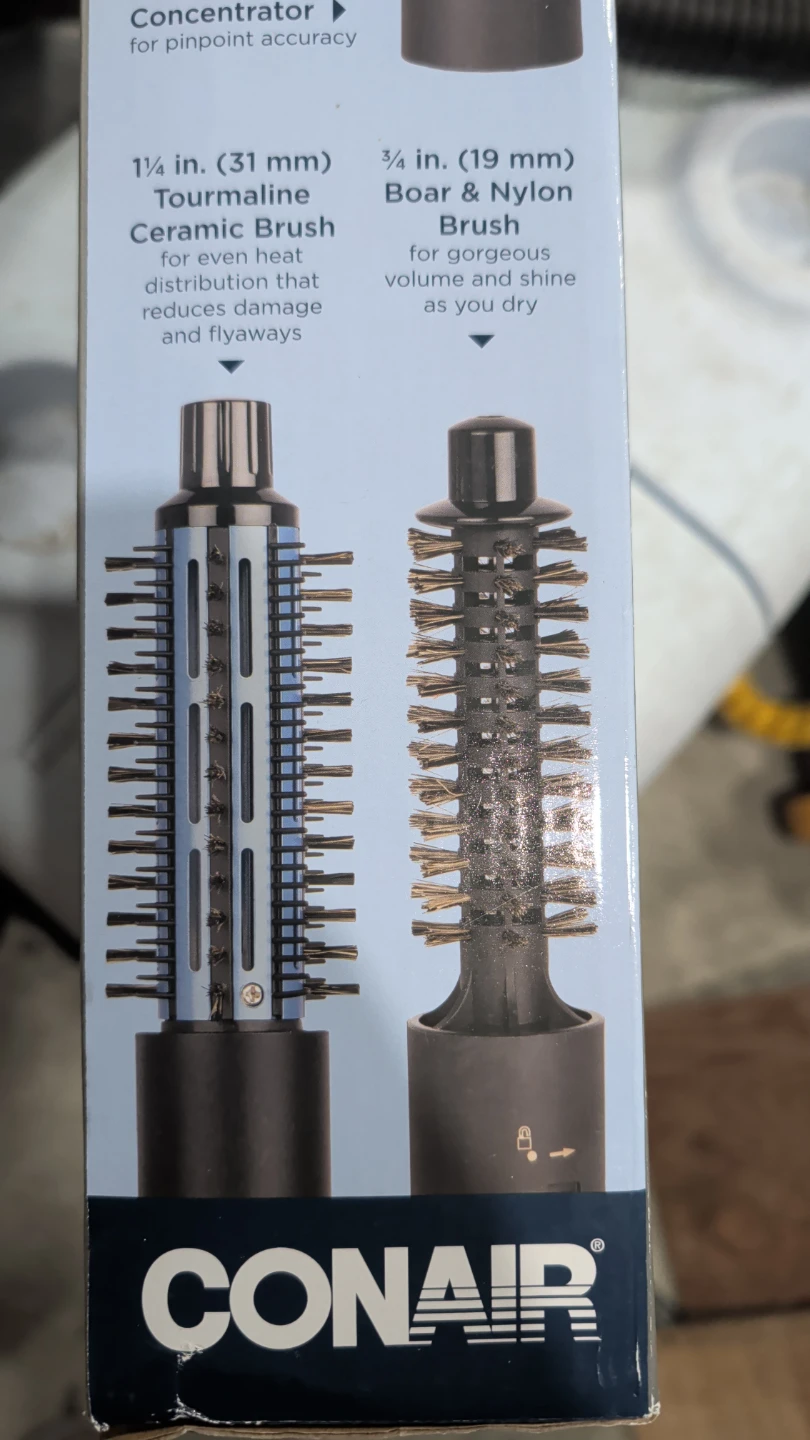 Conair 3-in-1 Hot Air Brush Multi-Attachment - photo 2