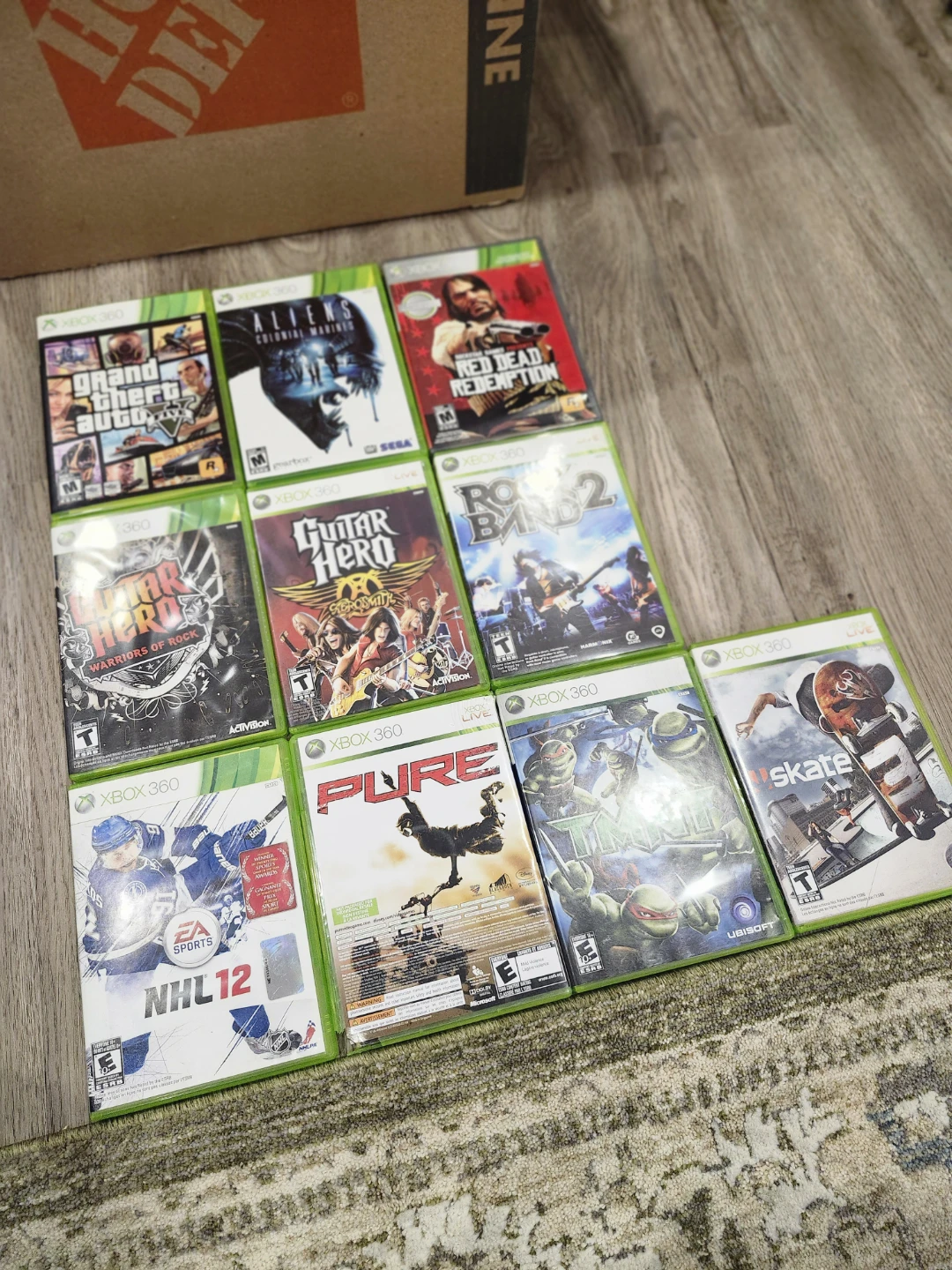 Xbox 360 Game Bundle - GTA, TMNT,  aliens, Lego Batman, - photo 2