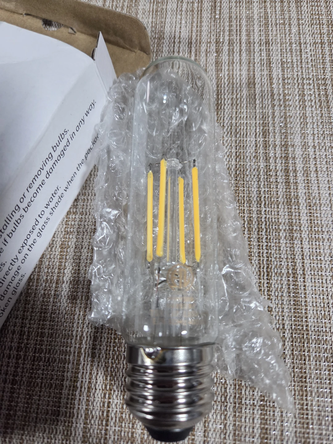 ASOKO Edison Bulb - 4W, 4000K, E26 Base (3-Pack)