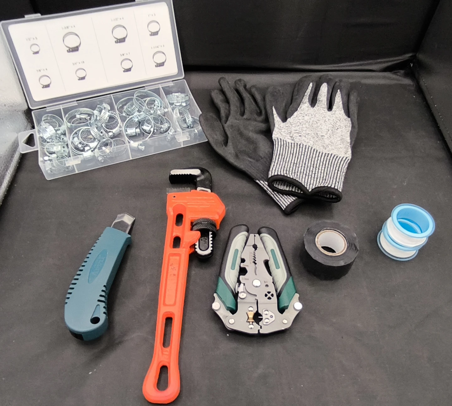 Plumbing Repair Tool Kit – 10" Pipe Wrench Included - photo 2