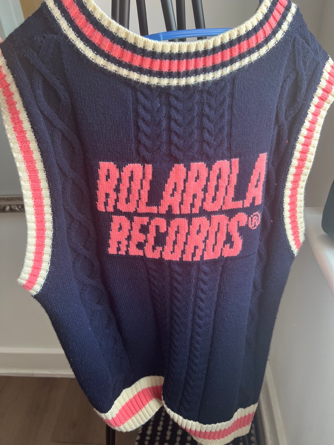 Rolapola Records V-Neck Sweater Vest - photo 2