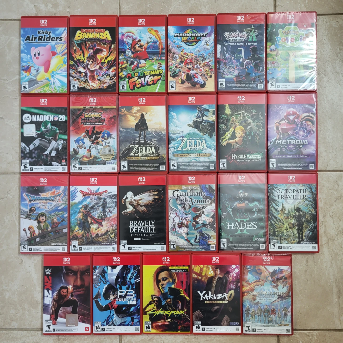 Nintendo Switch 2 Game Collection 21 out of 23 games left