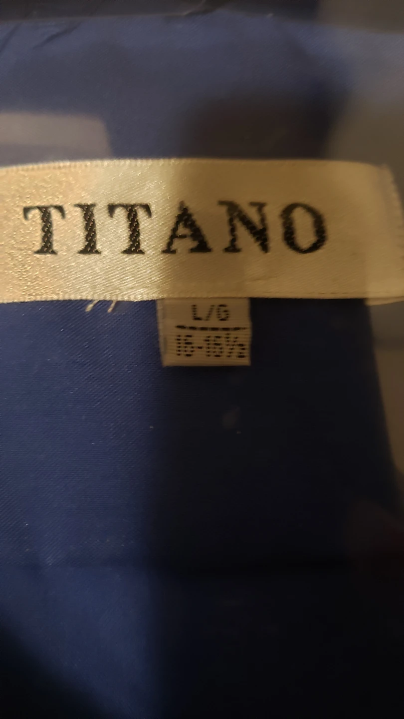 Titano Men's Dress Shirt L/G Blue - photo 3