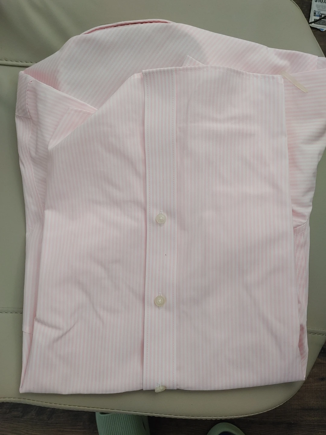 🧡NEW DEVON & JONES LADIES PINK LONG SLEEVE DRESS SHIRT SIZE S - photo 2