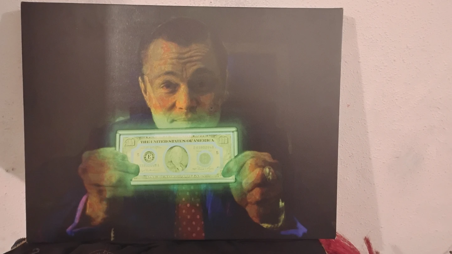Canvas Print - 18" x 24" - Man with Money
