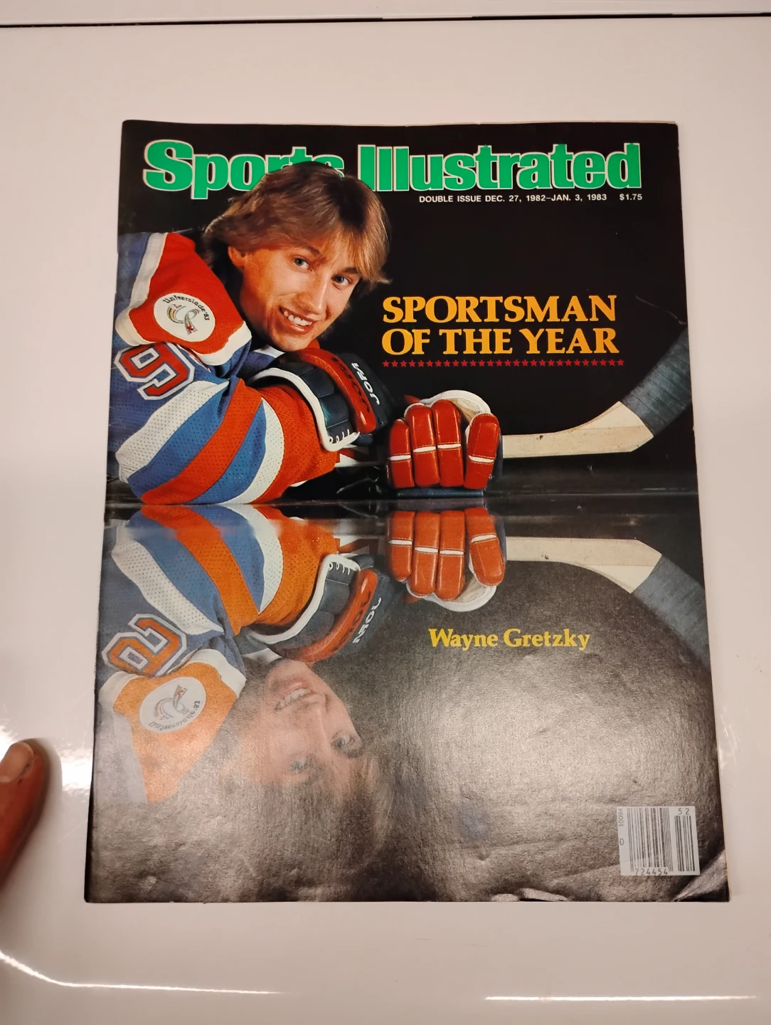 Wayne Gretzky Sportsman of the Year magazine 1983!