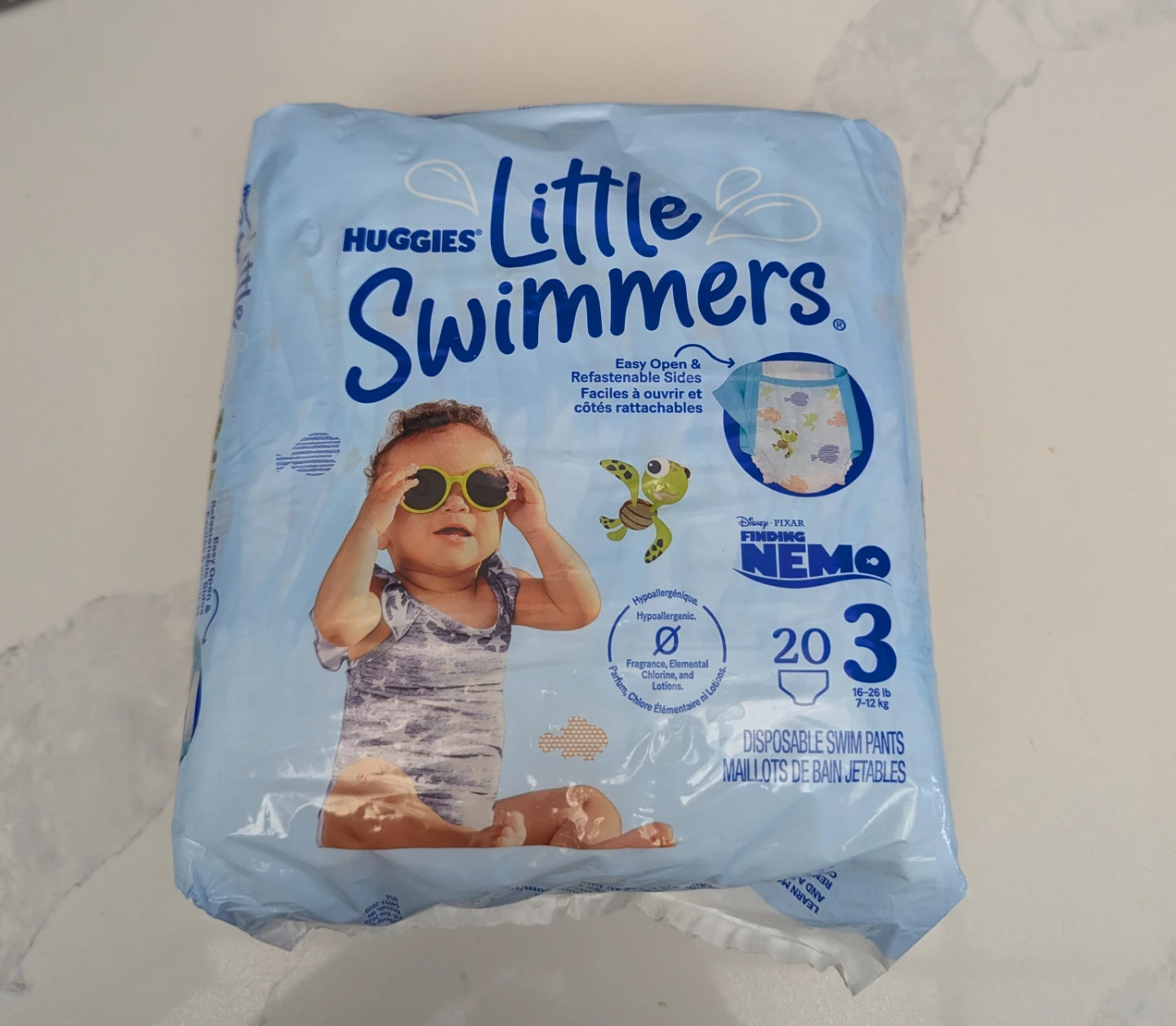 Huggies Little Swimmers Disposable Swim Pants Size 3 (16-26 lbs)