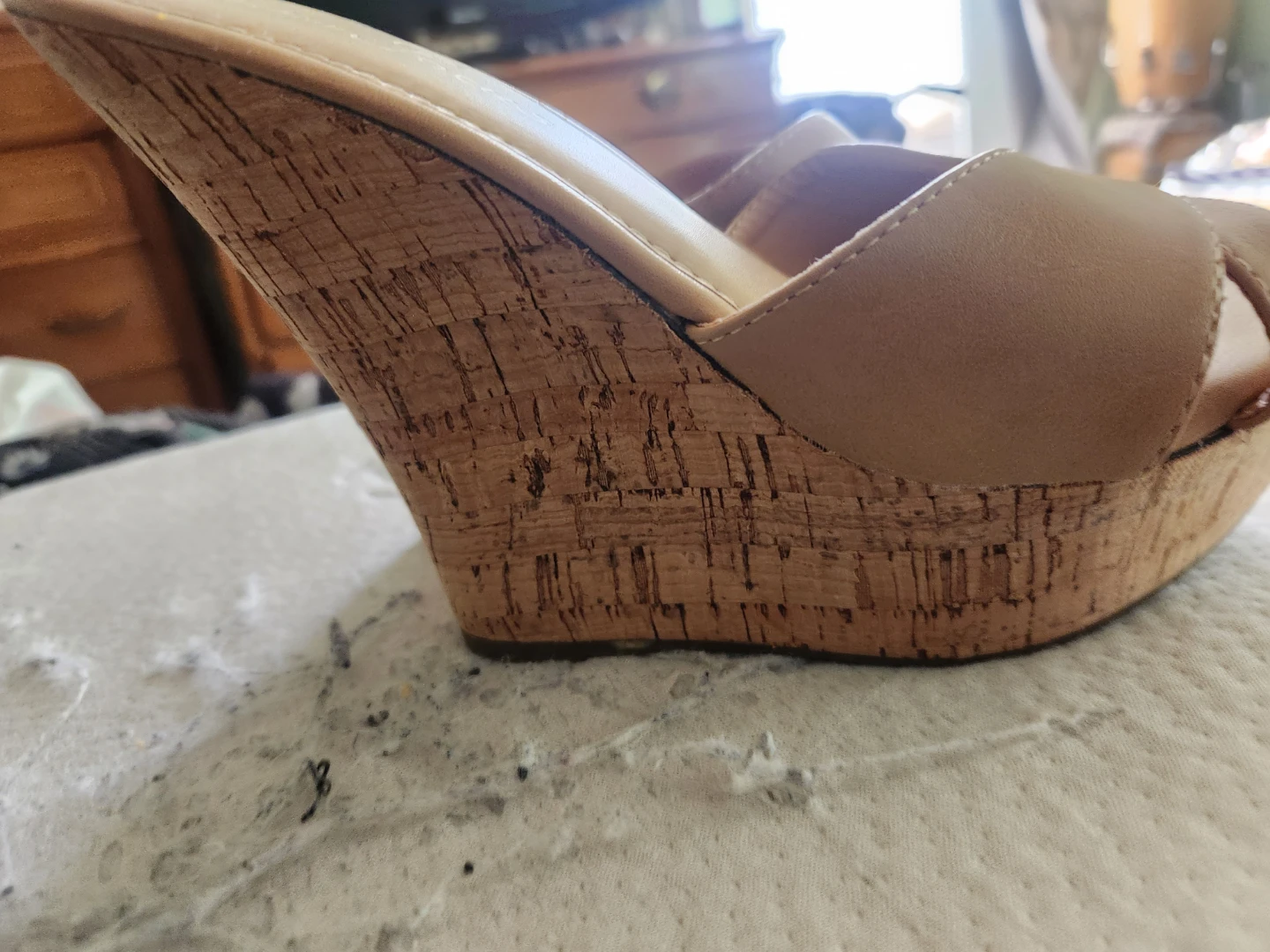 Fashion Focus Women's Wedge Sandals Tan - photo 3