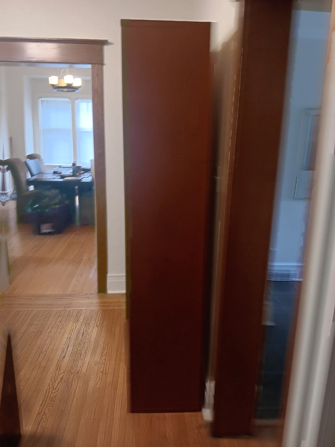 Wooden Bookshelf with Glass Doors (3) - photo 2