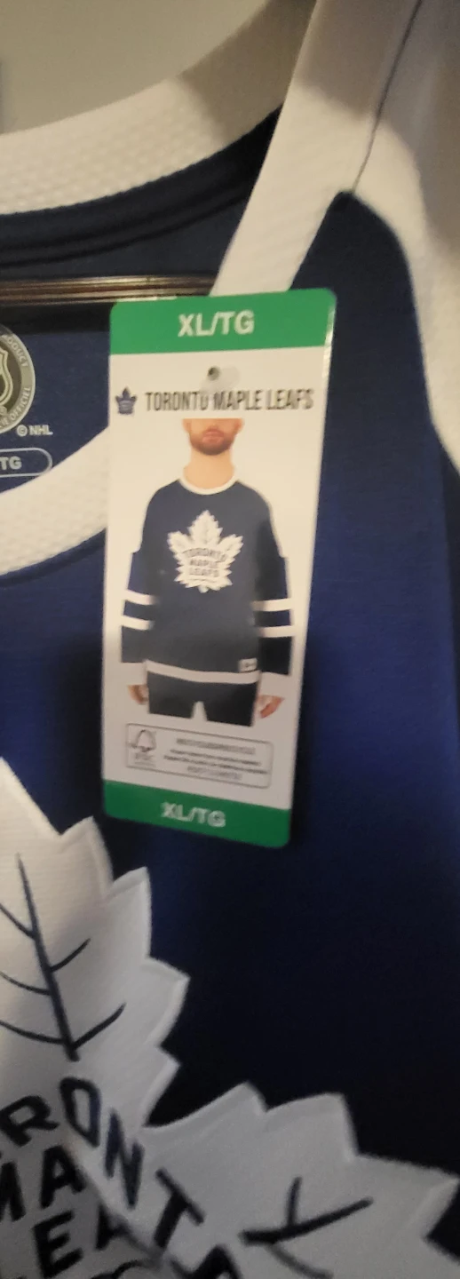 Toronto Maple Leafs Long Sleeve Shirt XL/TG
