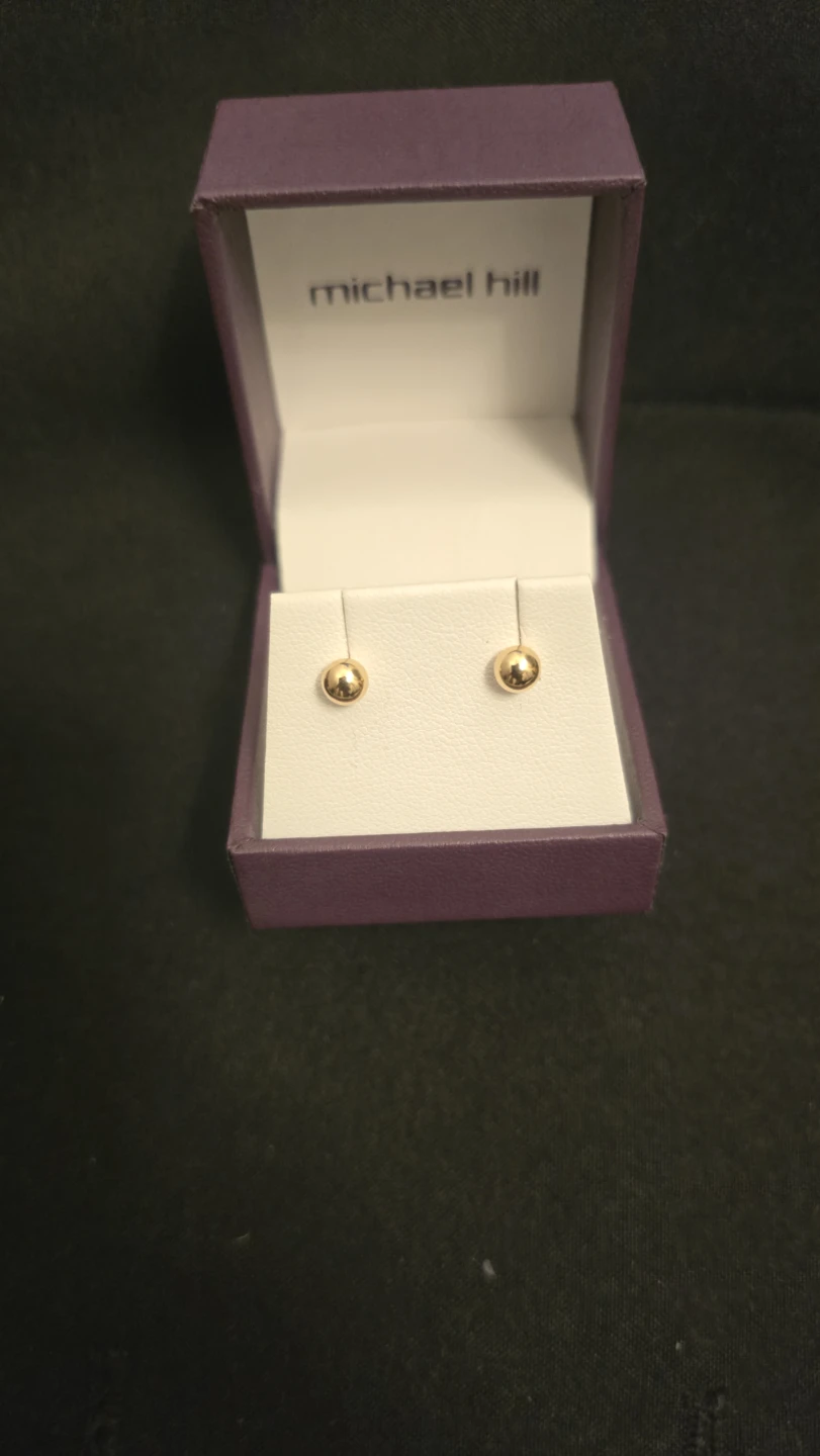 Michael Hill 10K Gold Ball Stud Earrings - photo 3