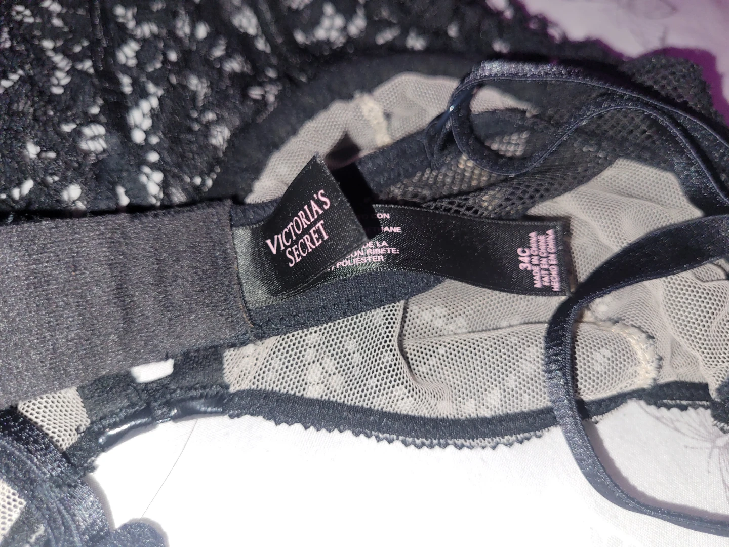 Victoria's Secret Black Lace Teddy 34C - photo 4