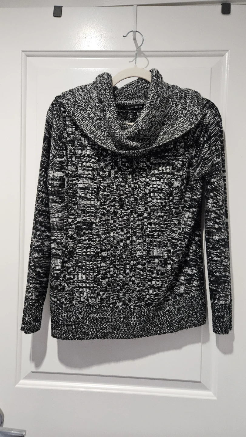 Women's Cowl Neck Sweater, size Medium, by Carol Rose