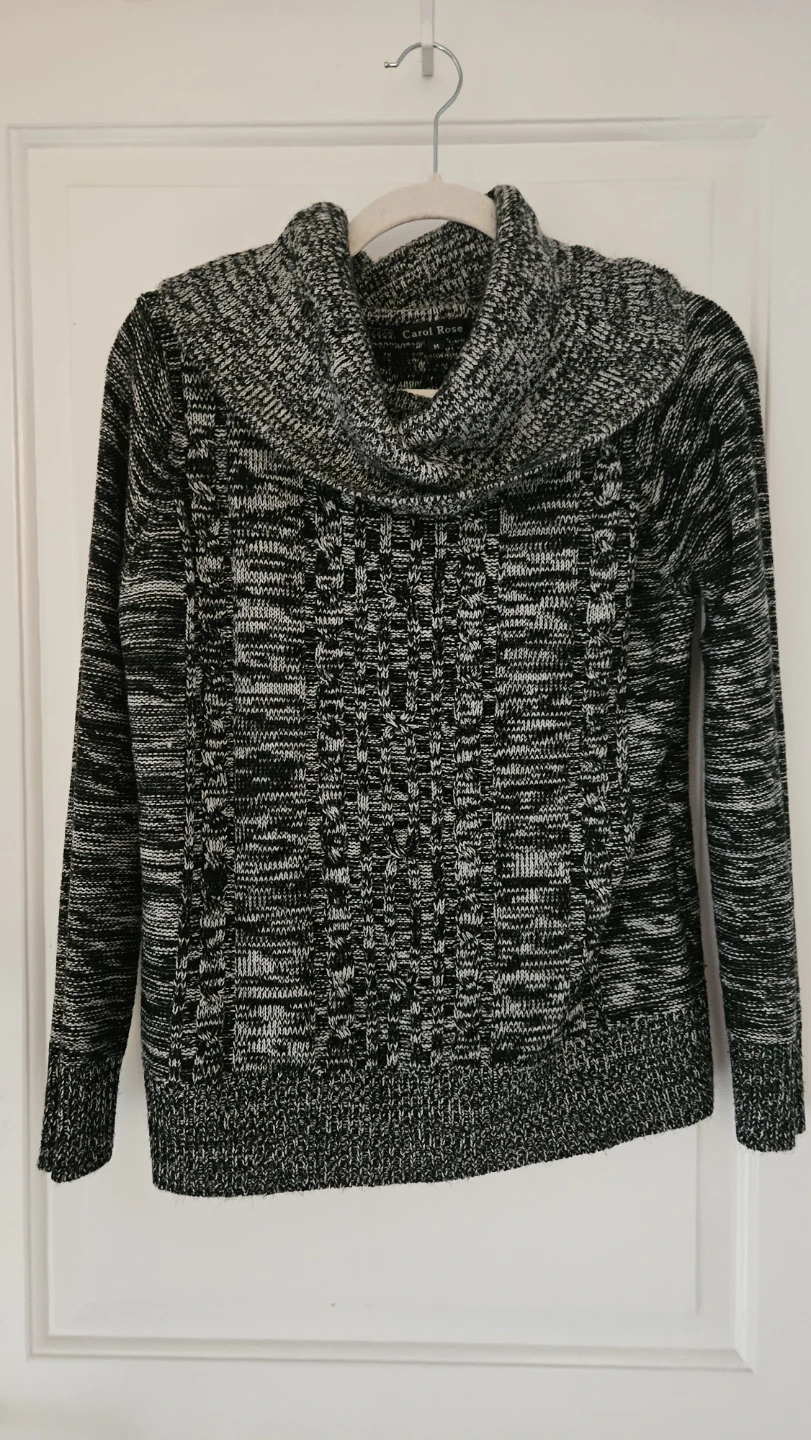Women's Cowl Neck Sweater, size Medium, by Carol Rose - photo 4