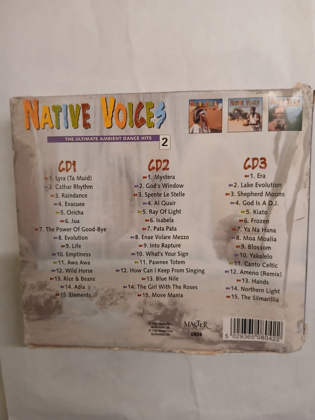 Native Voices The Ultimate Ambient Dance Hits 2 3 CD Box Set - photo 2