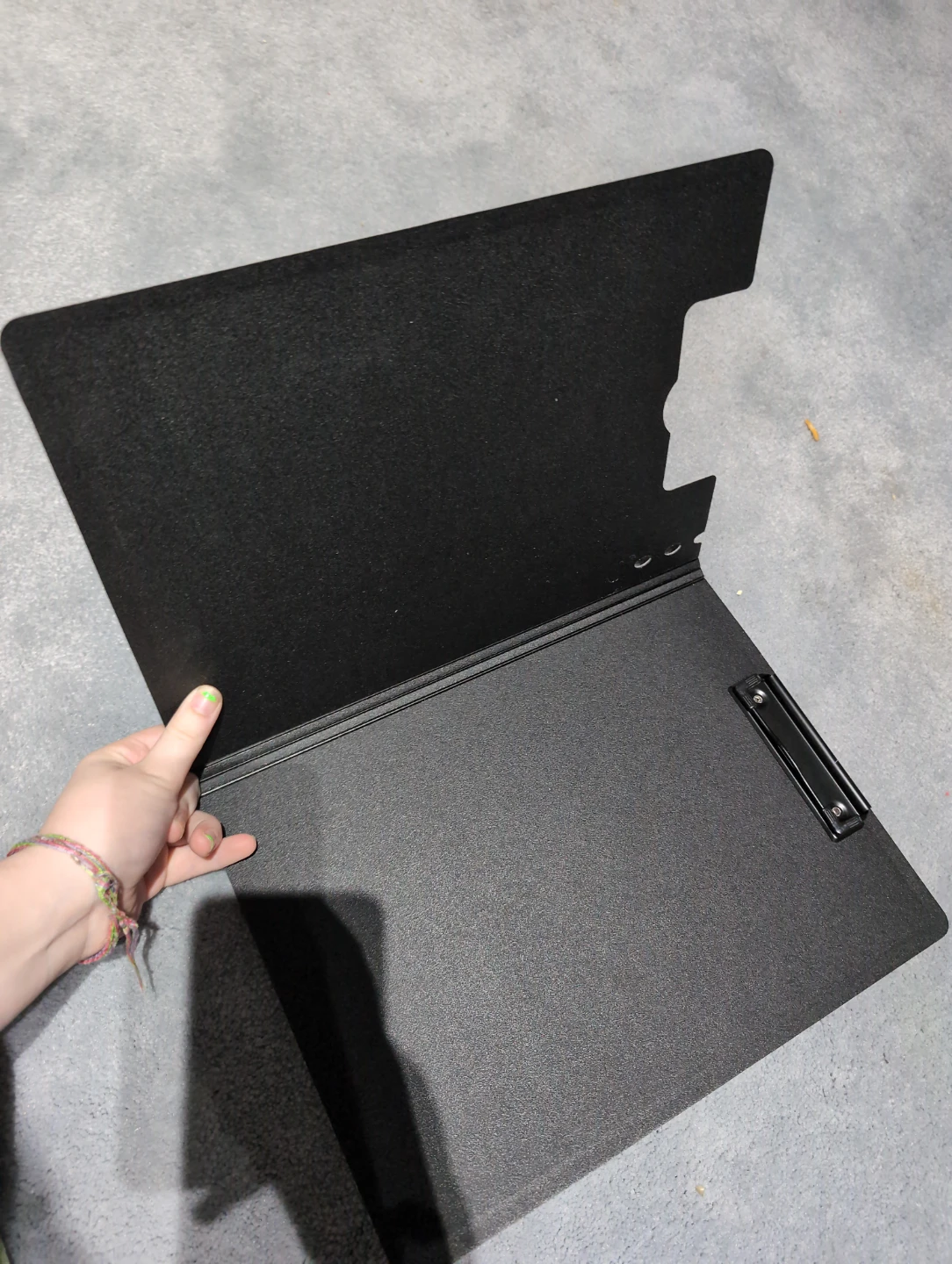Light Pink Textured Clipboard Folio - photo 2