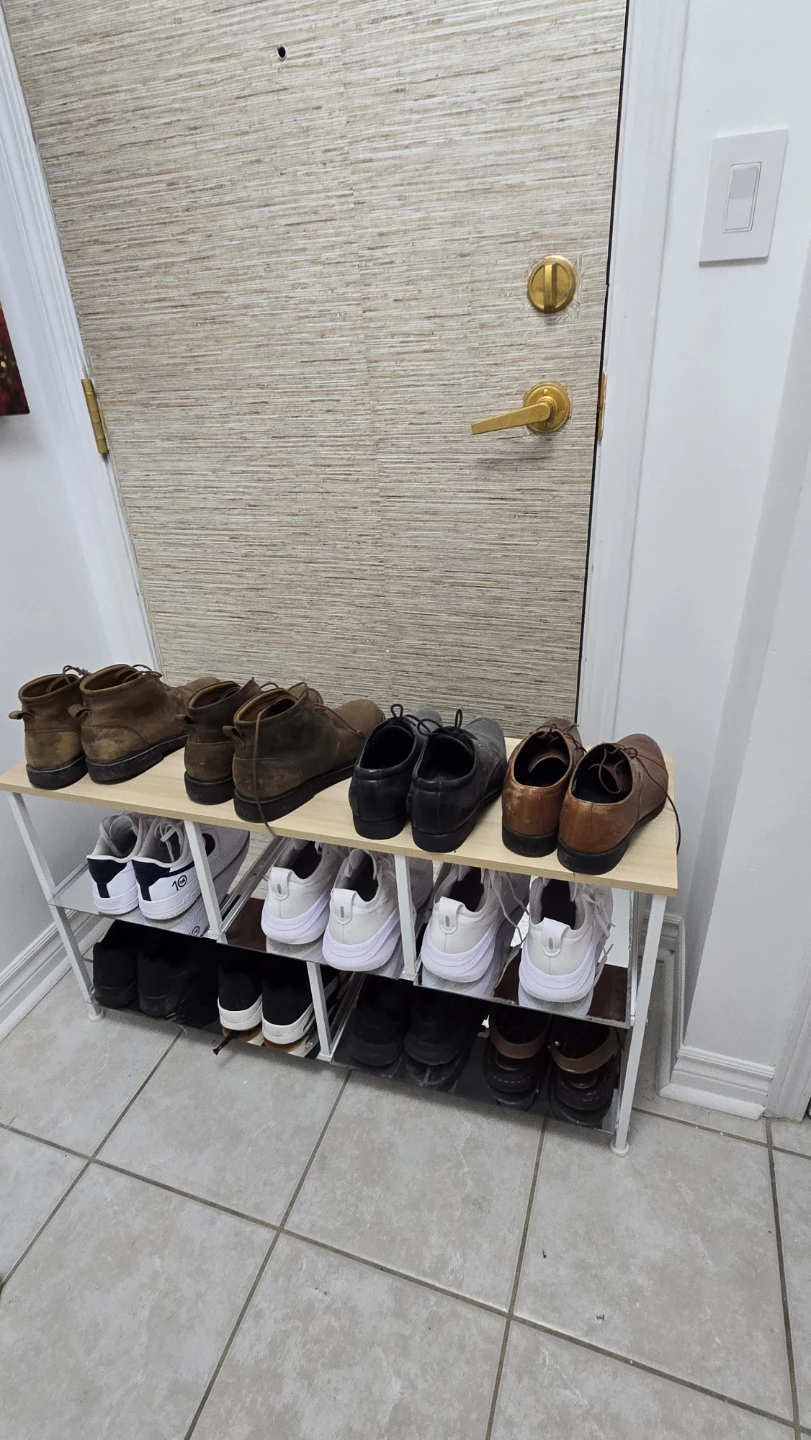 3-Tier Shoe Rack Shelf Organizer or bench - photo 2