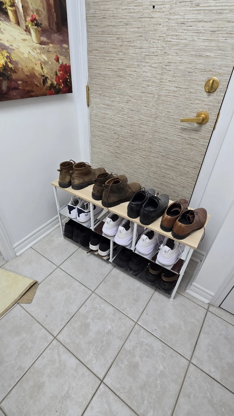 3-Tier Shoe Rack Shelf Organizer or bench - photo 5