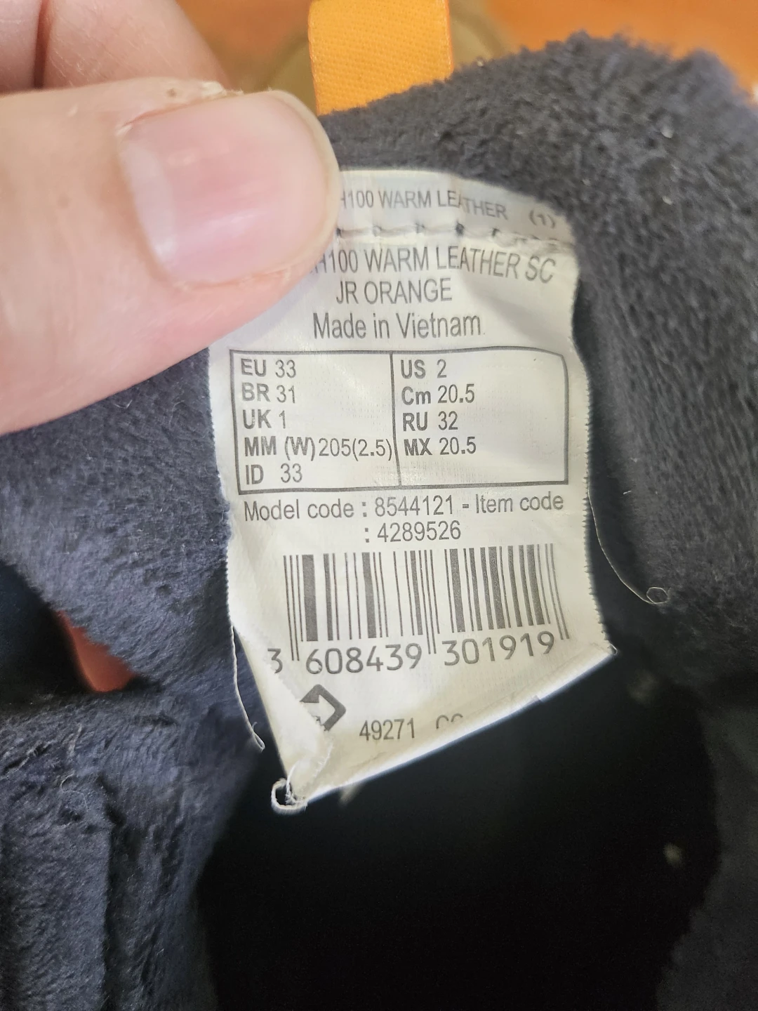 Kids' Warm Leather Boots - Jr Orange - photo 3