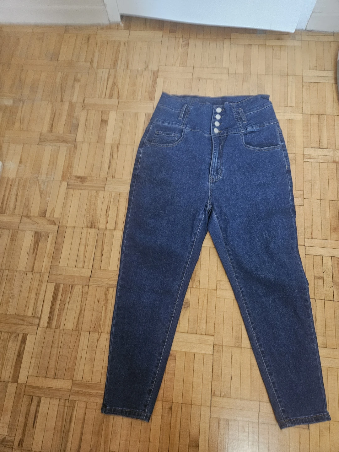 Women's High-Waisted Button-Fly Jeans - photo 2