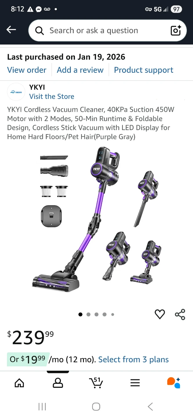 NEW YKyi P8 Cordless Vacuum Cleaner - photo 5