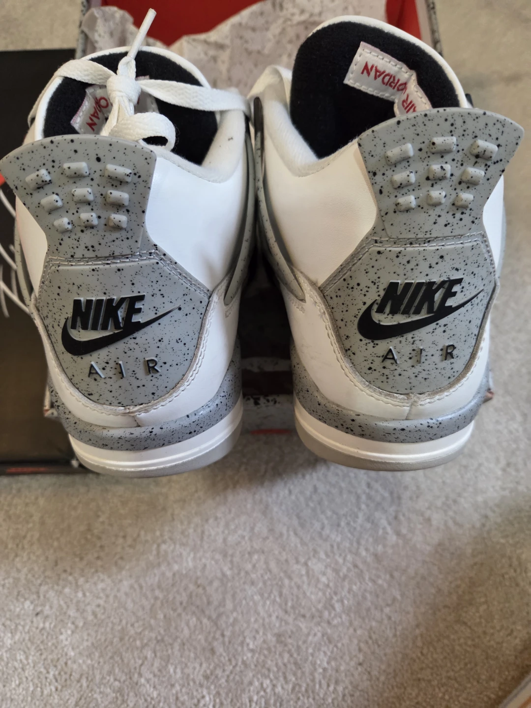 Jordan 4 Retro OG White Cement - Youth 7y - photo 4