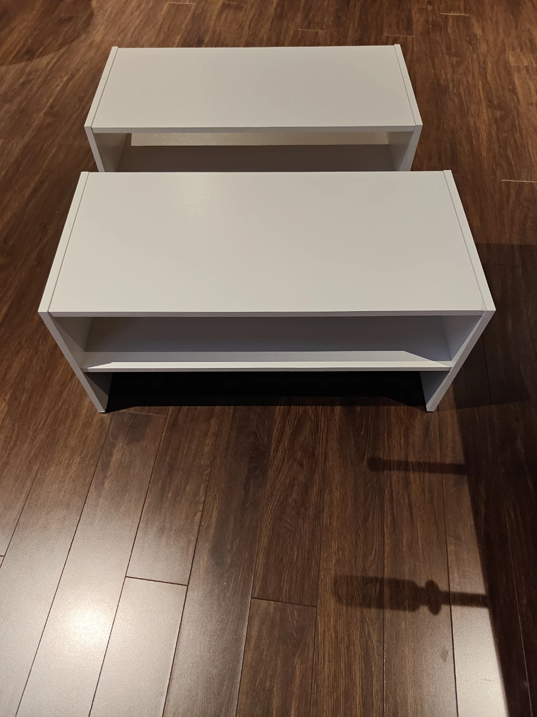 White Storage Cubes (2) - 24"W x 12"H x12"D