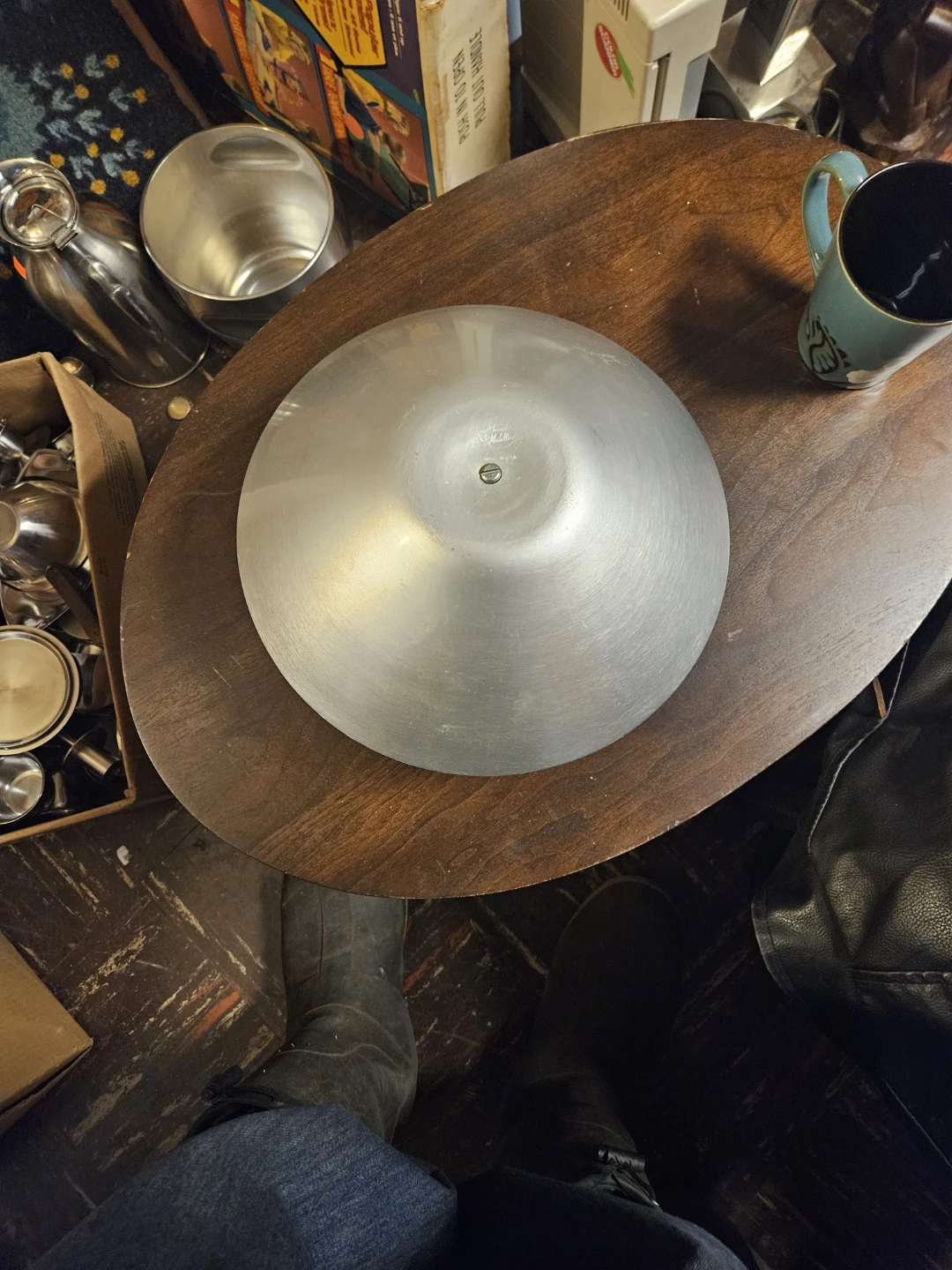 Two-Tier Aluminum Serving Tray - photo 3