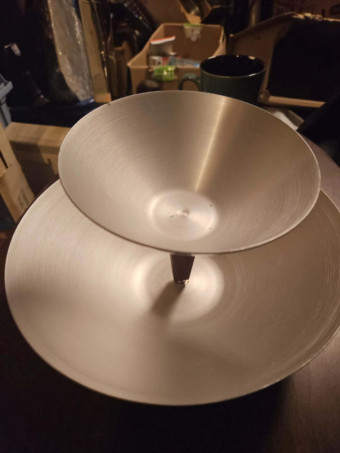 Two-Tier Aluminum Serving Tray - photo 5