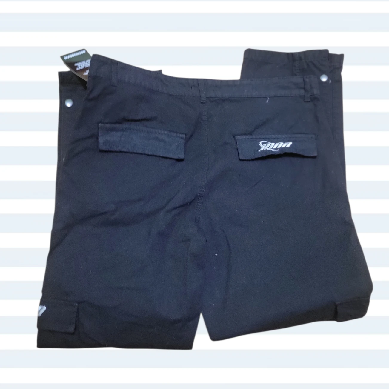Black Cargo Pants - photo 4
