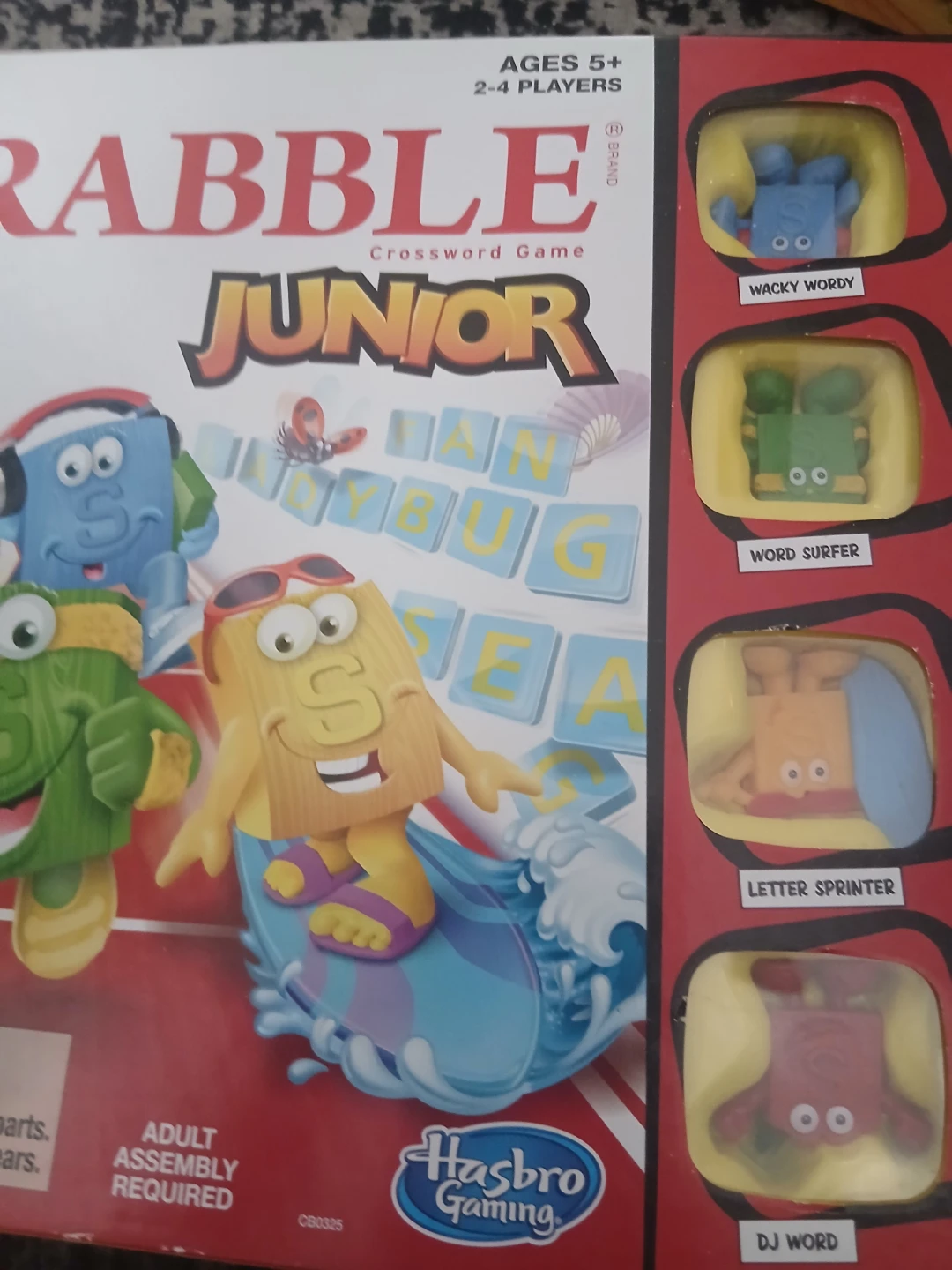 Hasbro Scrabble Junior Crossword Game