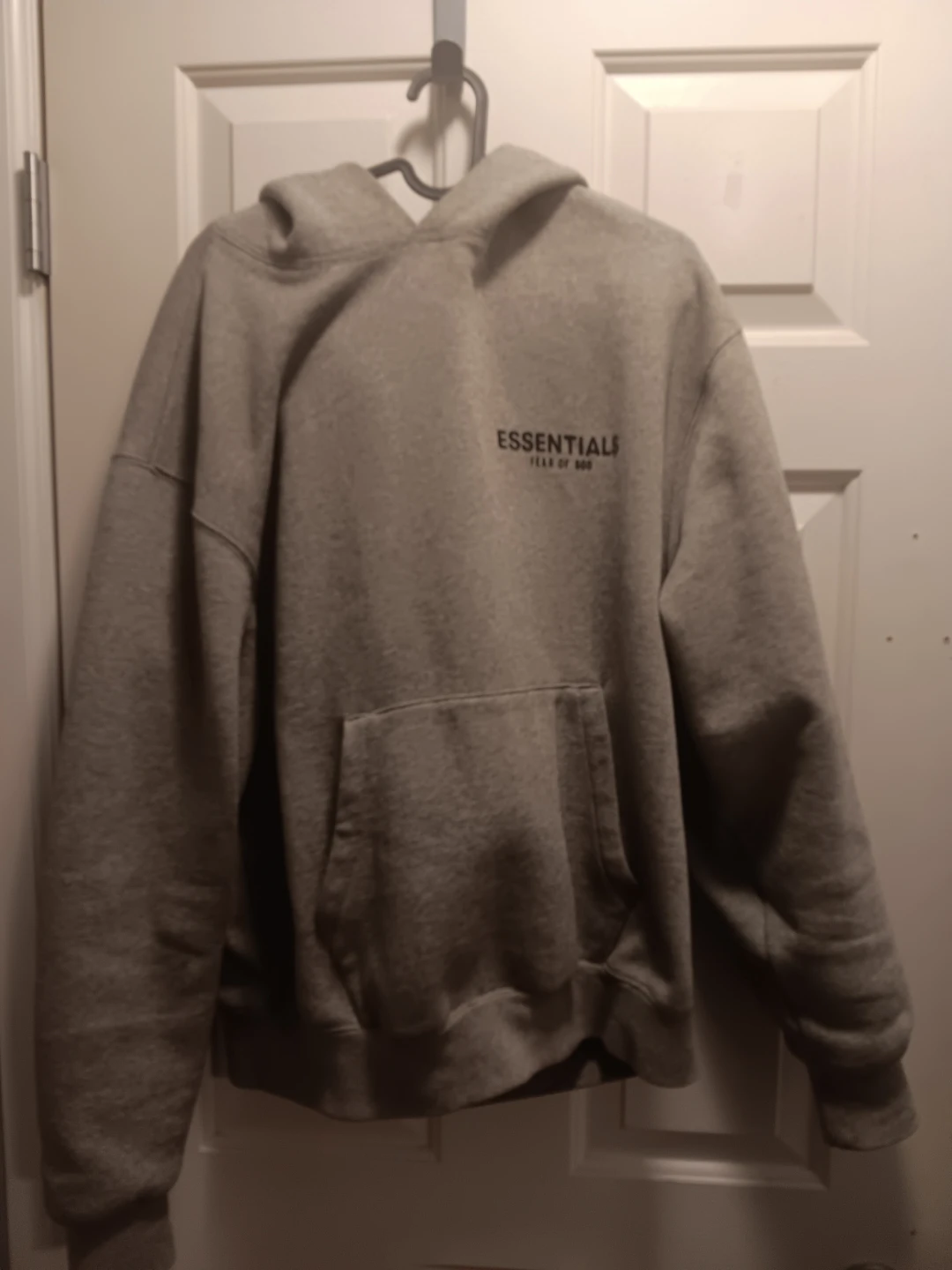 Dark oatmeal essentials hoodie