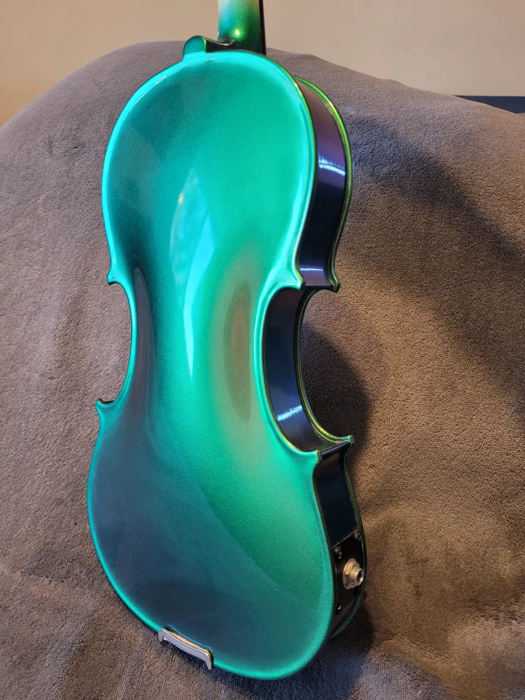 Electric Acoustic 4/4 Violin w/ Bow & Case - photo 5
