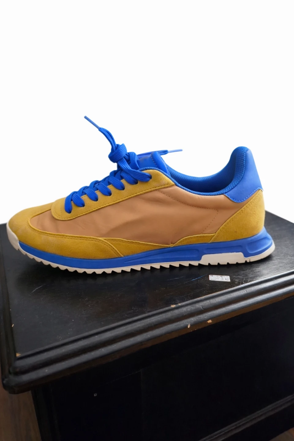 Tommy Hilfiger Men's Yellow Blue Athletic Shoes - photo 3