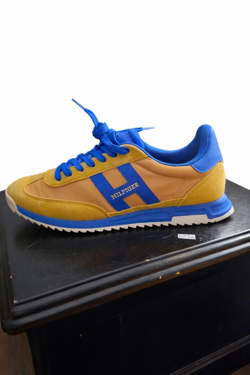 Tommy Hilfiger Men's Yellow Blue Athletic Shoes - photo 4