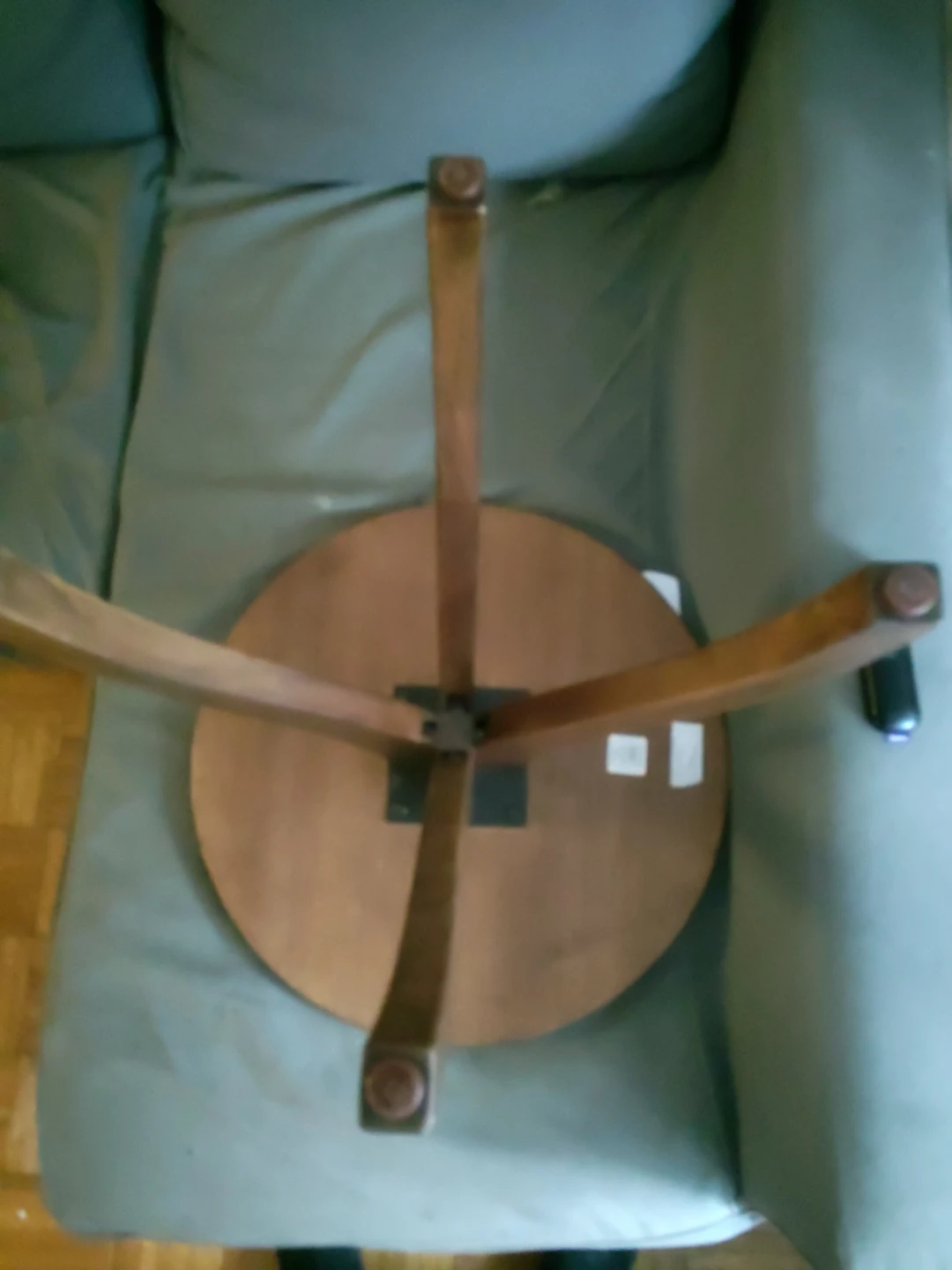 Wooden Round Accent Table - photo 4