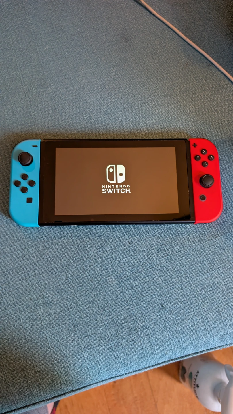 Nintendo Switch Console with Neon Red and Blue Joy-Cons - photo 3