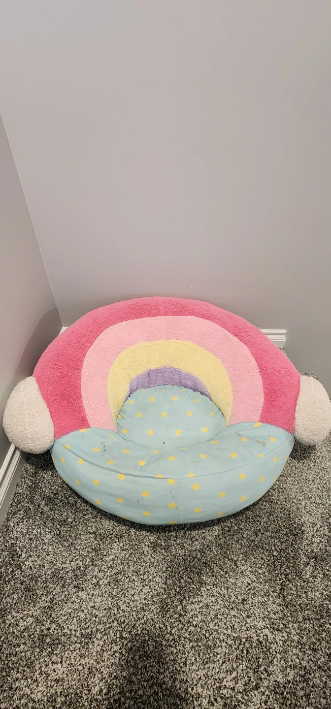 Plush Rainbow Shaped Lounger Seat - photo 2
