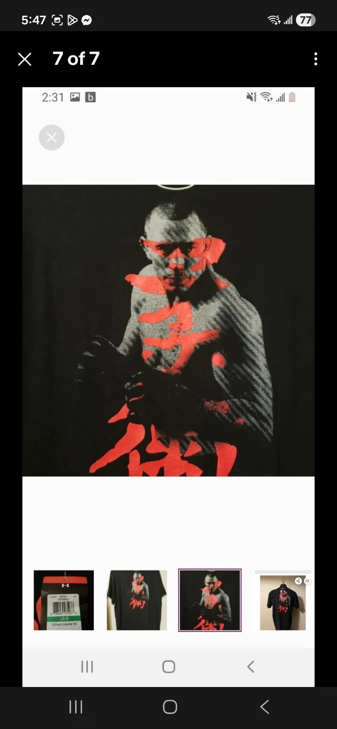 Original GSP UFC Under Armour Men's Large