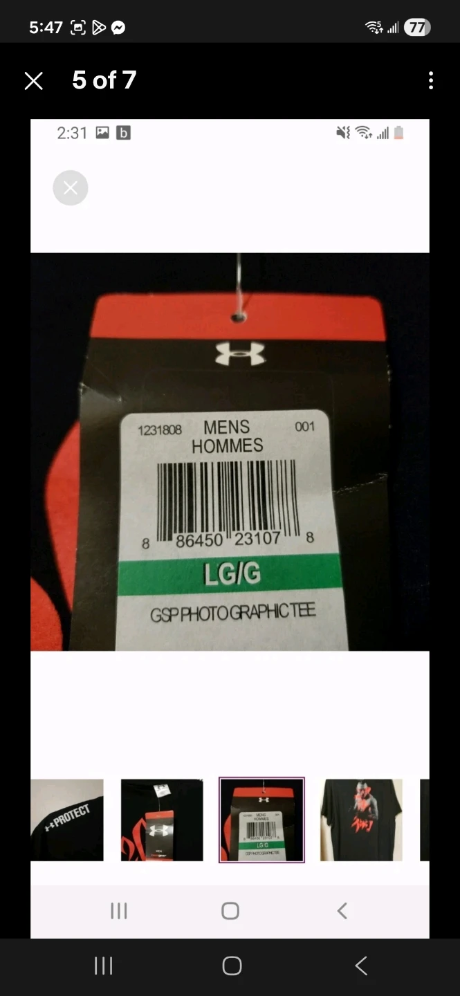 Original GSP UFC Under Armour Men's Large - photo 4