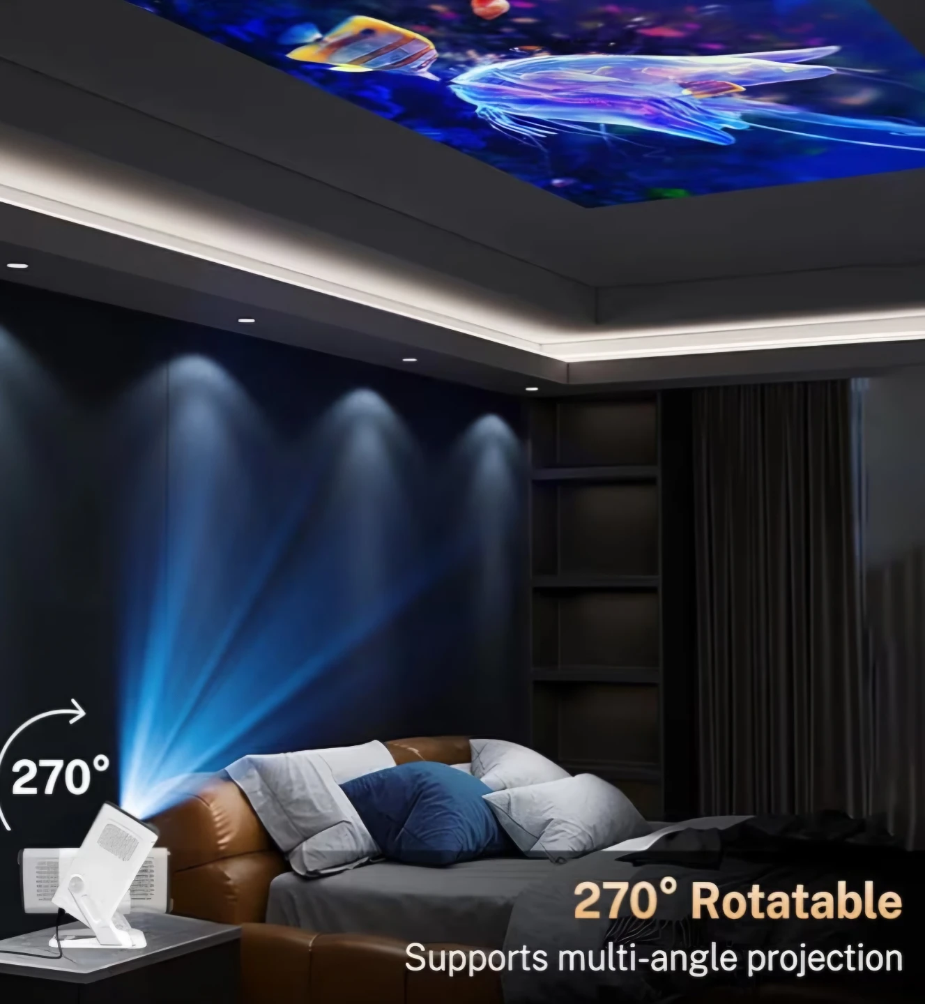 Portable LED Projector with HDMI and USB - photo 4