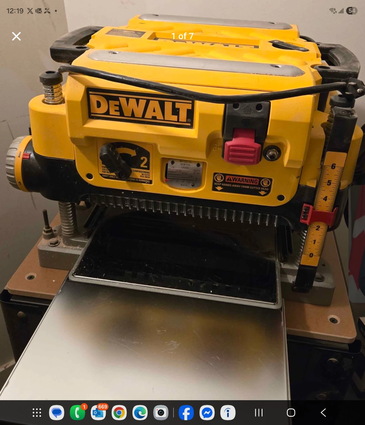 DEWALT DW735X Two-Speed Thickness Planer