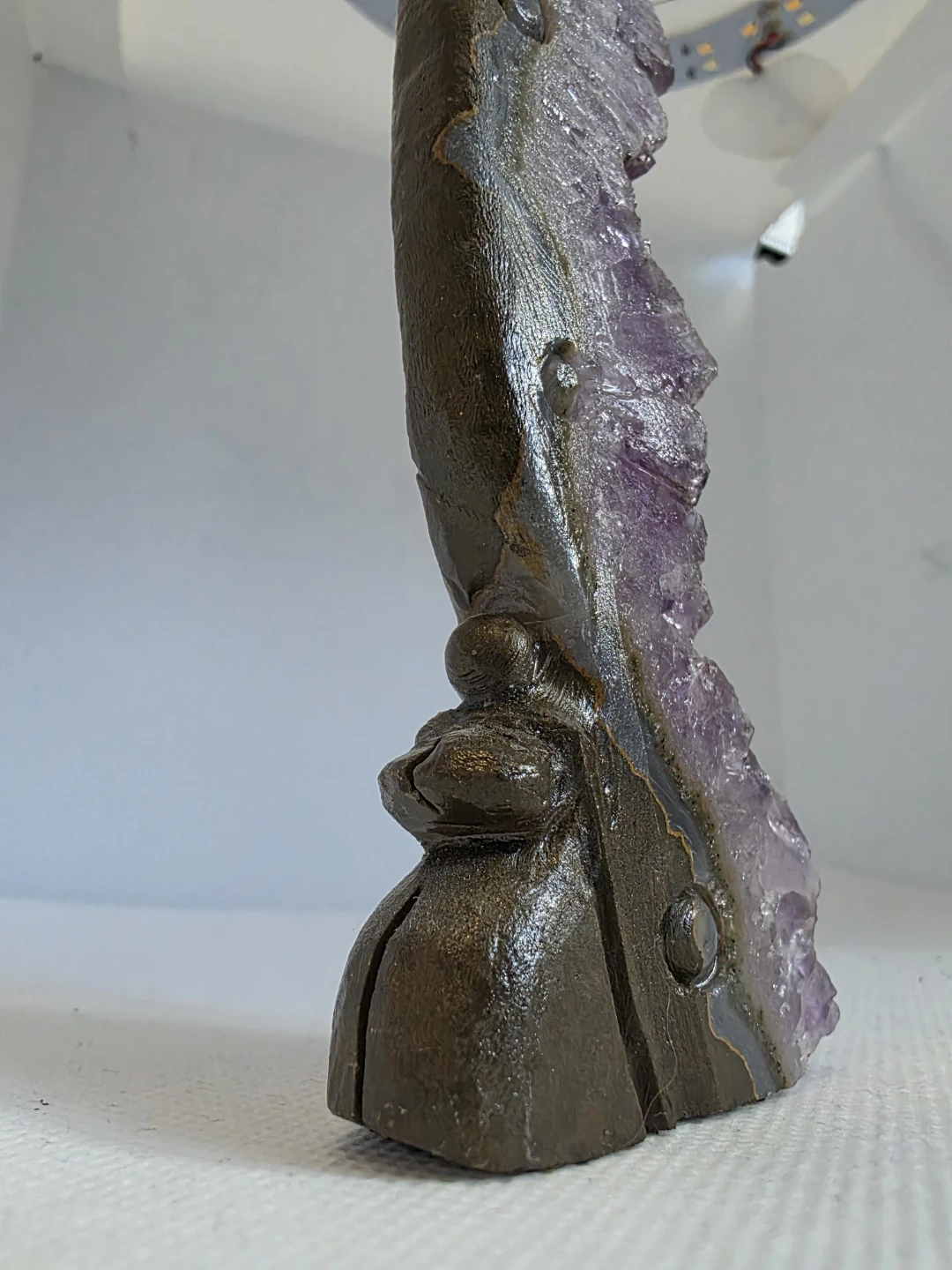 Amethyst Fairy Carving - photo 2