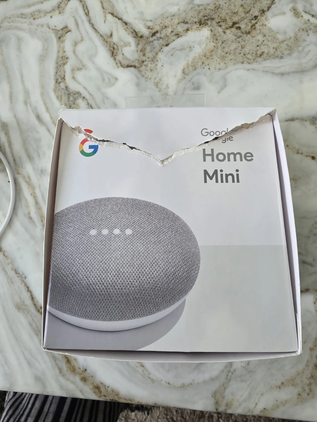 Google Home Mini Chalk Smart Speaker