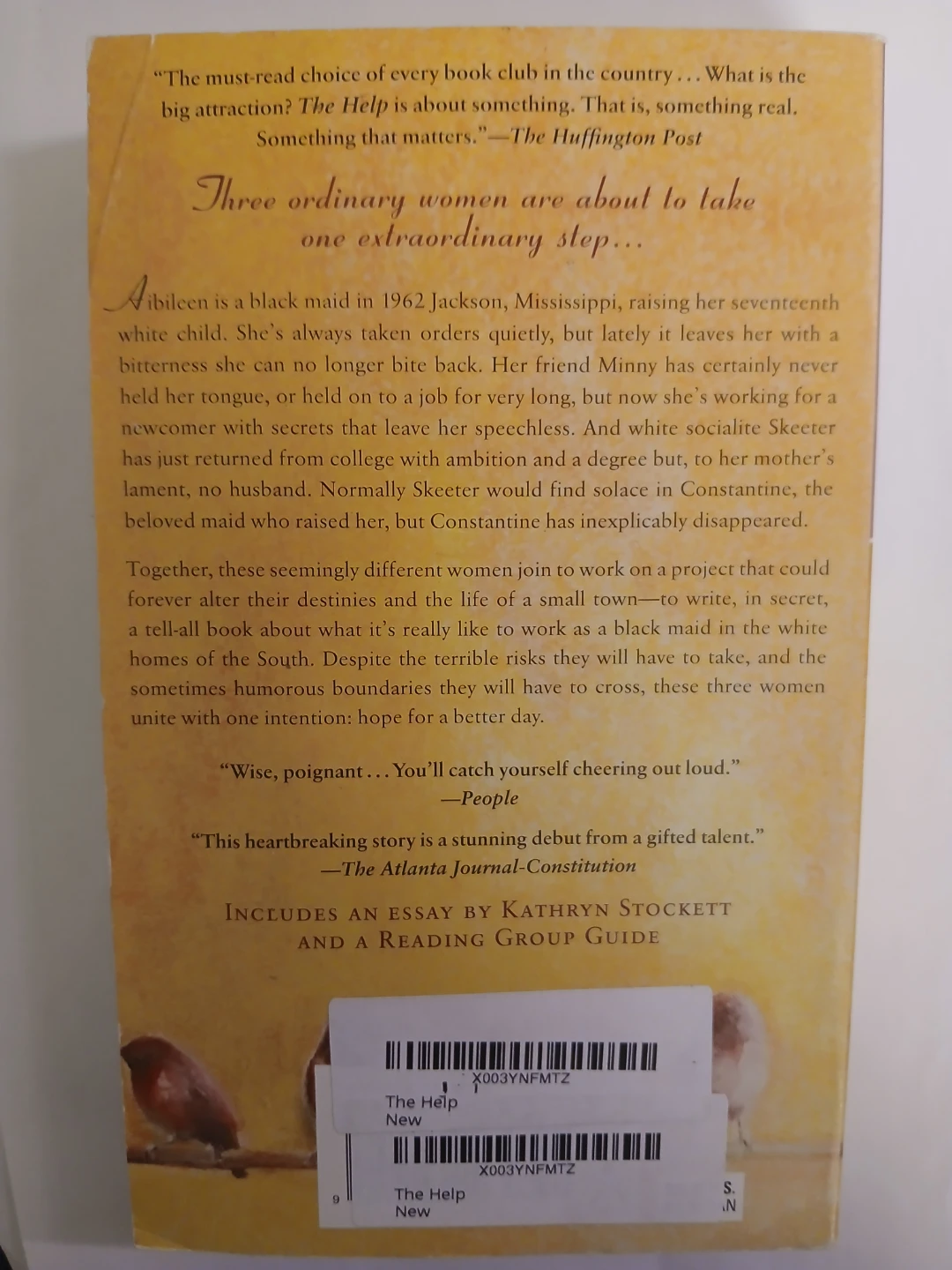 The Help by Kathryn Stockett Novel - photo 2