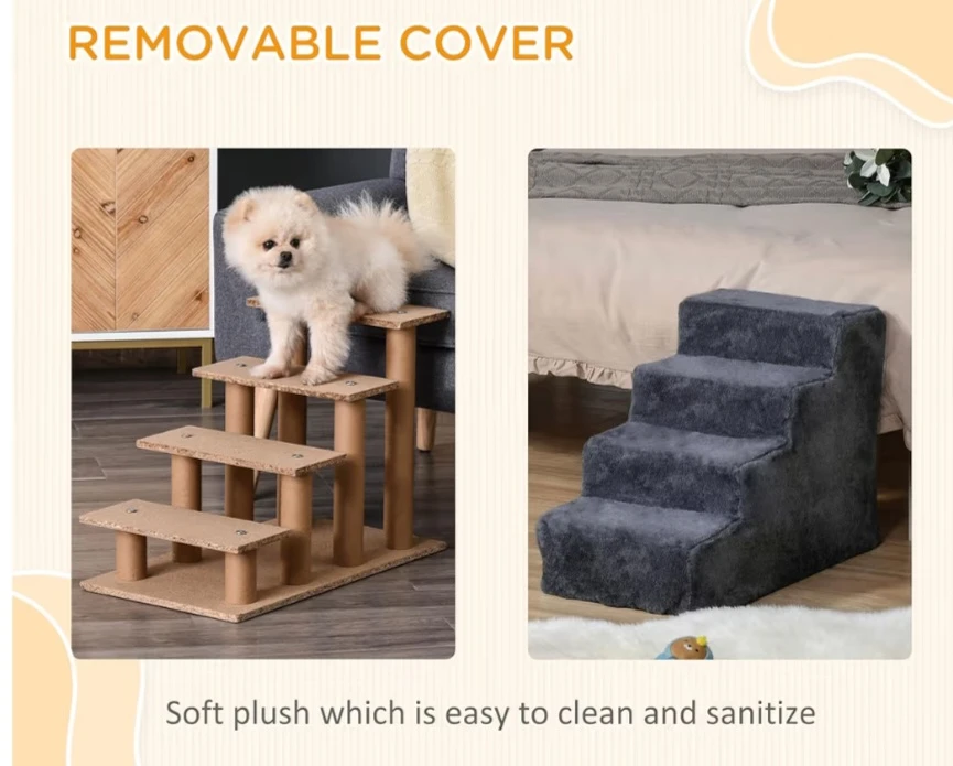 4-Step Pet Stairs for Small Dogs & Cats - photo 4