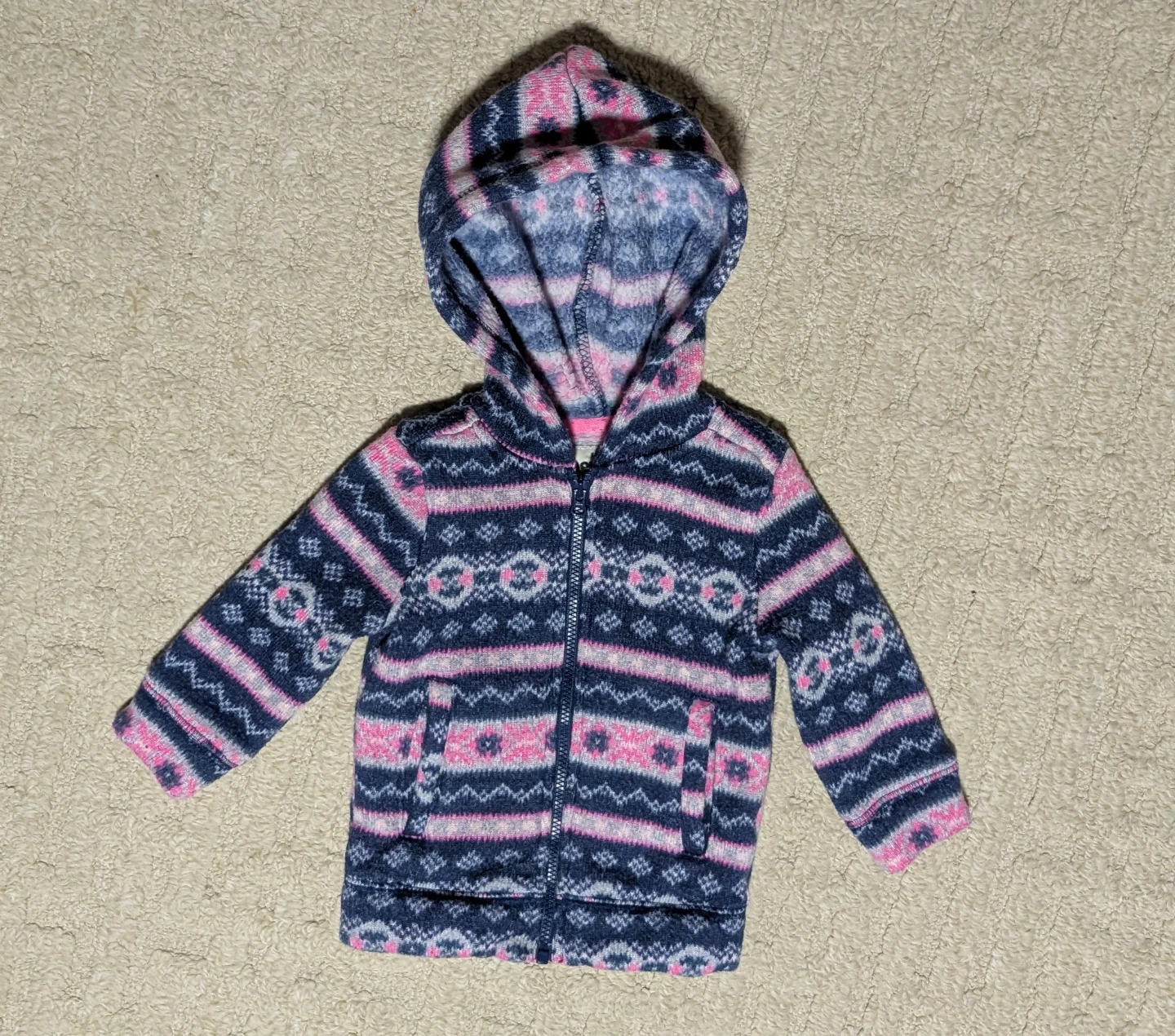 OshKosh B'gosh Fleece Hoodie Size 12 Months