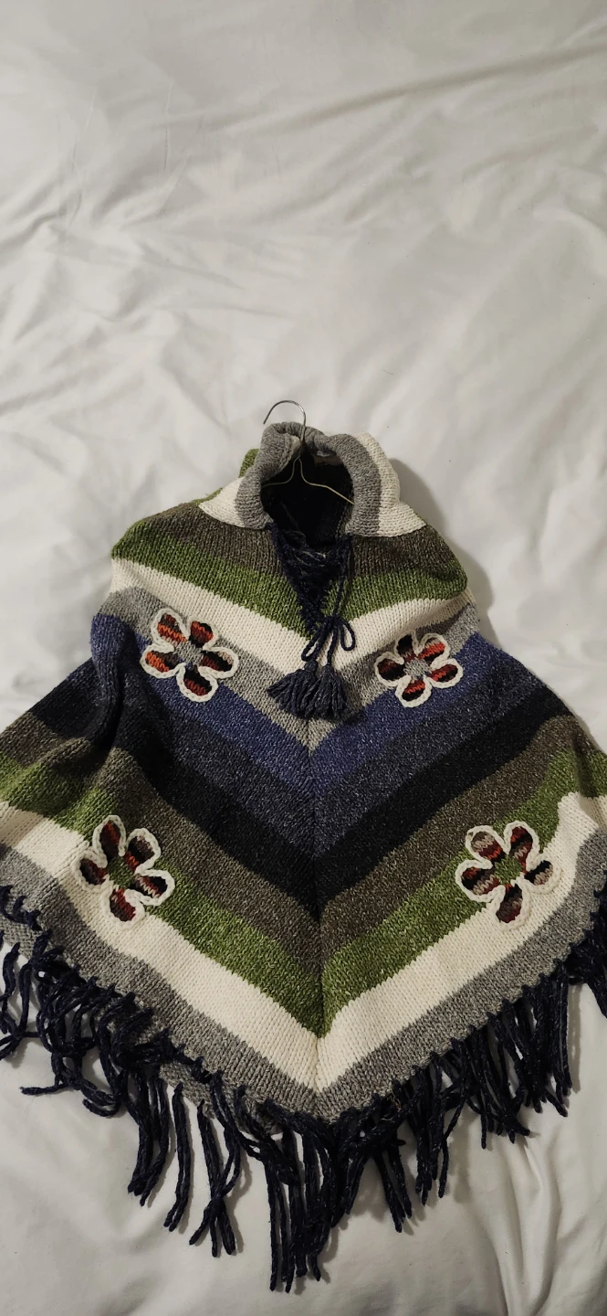 Inka's World Wool & Cotton Poncho