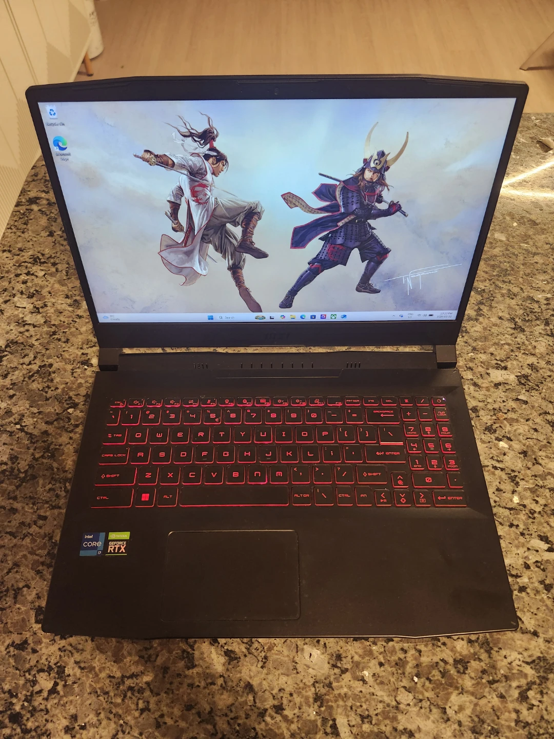MSI Gaming Laptop with Intel Core i7 RTX Graphics